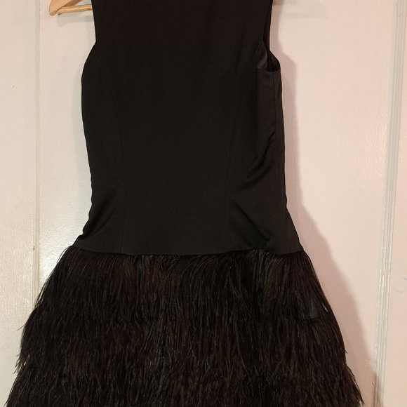 Ostrich Feather Cocktail Dress - Picture 2 of 2